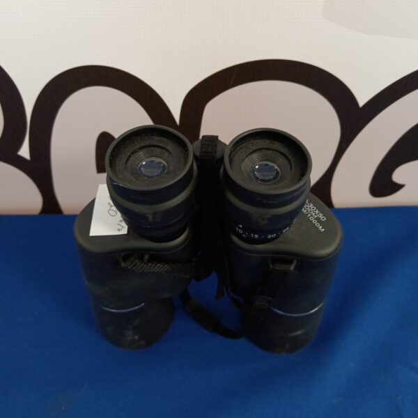Vintage zoom binoculars with 10-30x50 magnification for outdoor viewing.