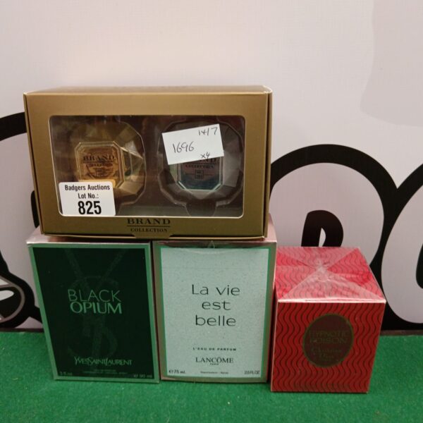 Sealed collection of ladies perfumes including Yves Saint Laurent Black Opium.