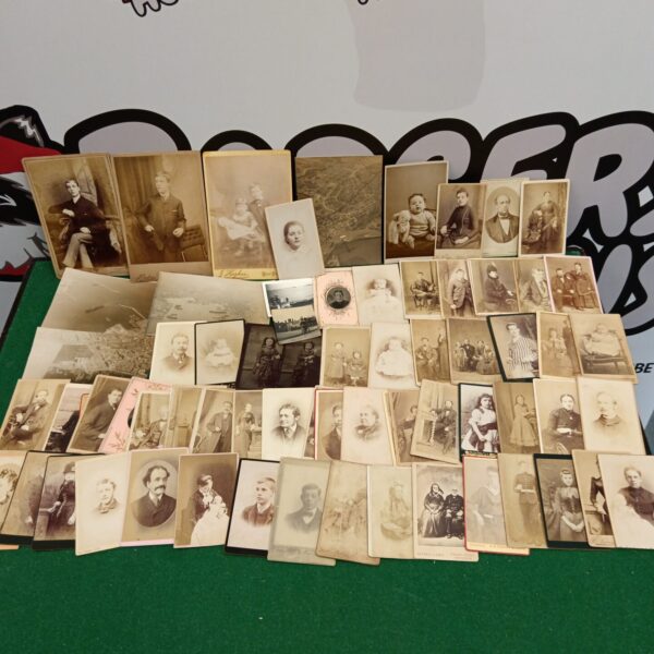 Collection of antique Victorian and Edwardian photographs and portraits.