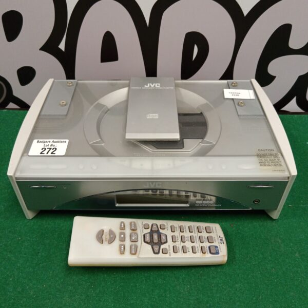 Silver JVC FS-SD770R component system vintage audio equipment.