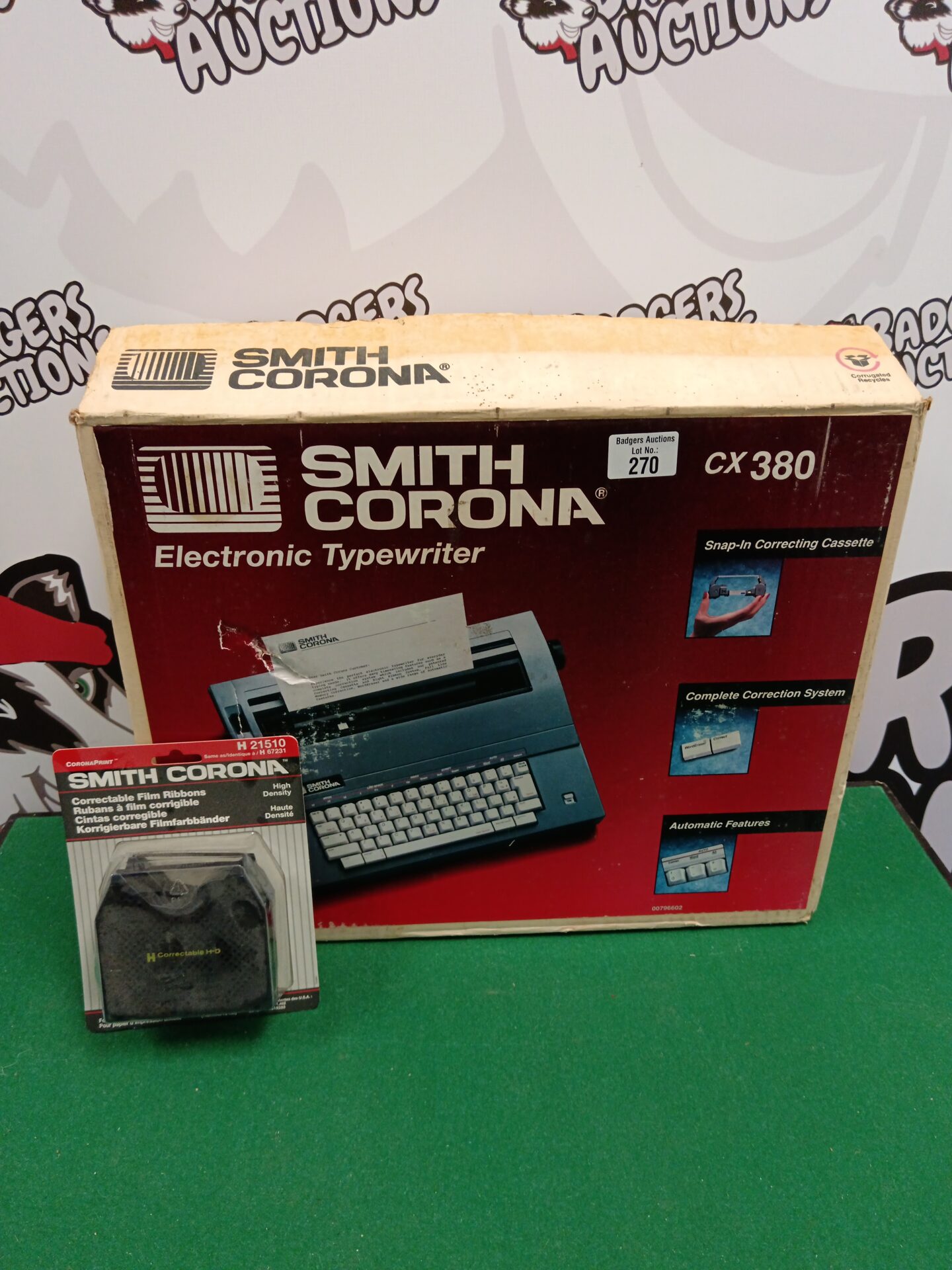 270 Smith Corona cx380 electronic typewriter