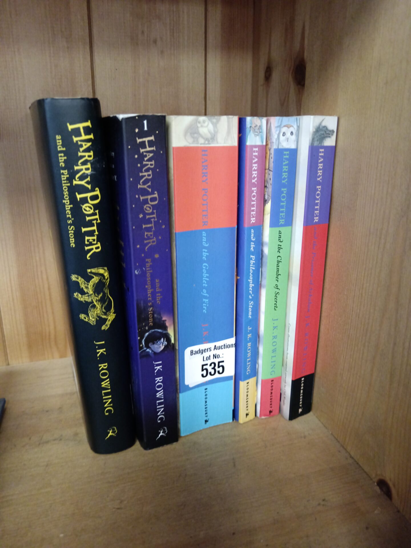 535 Collection of harry potter books
