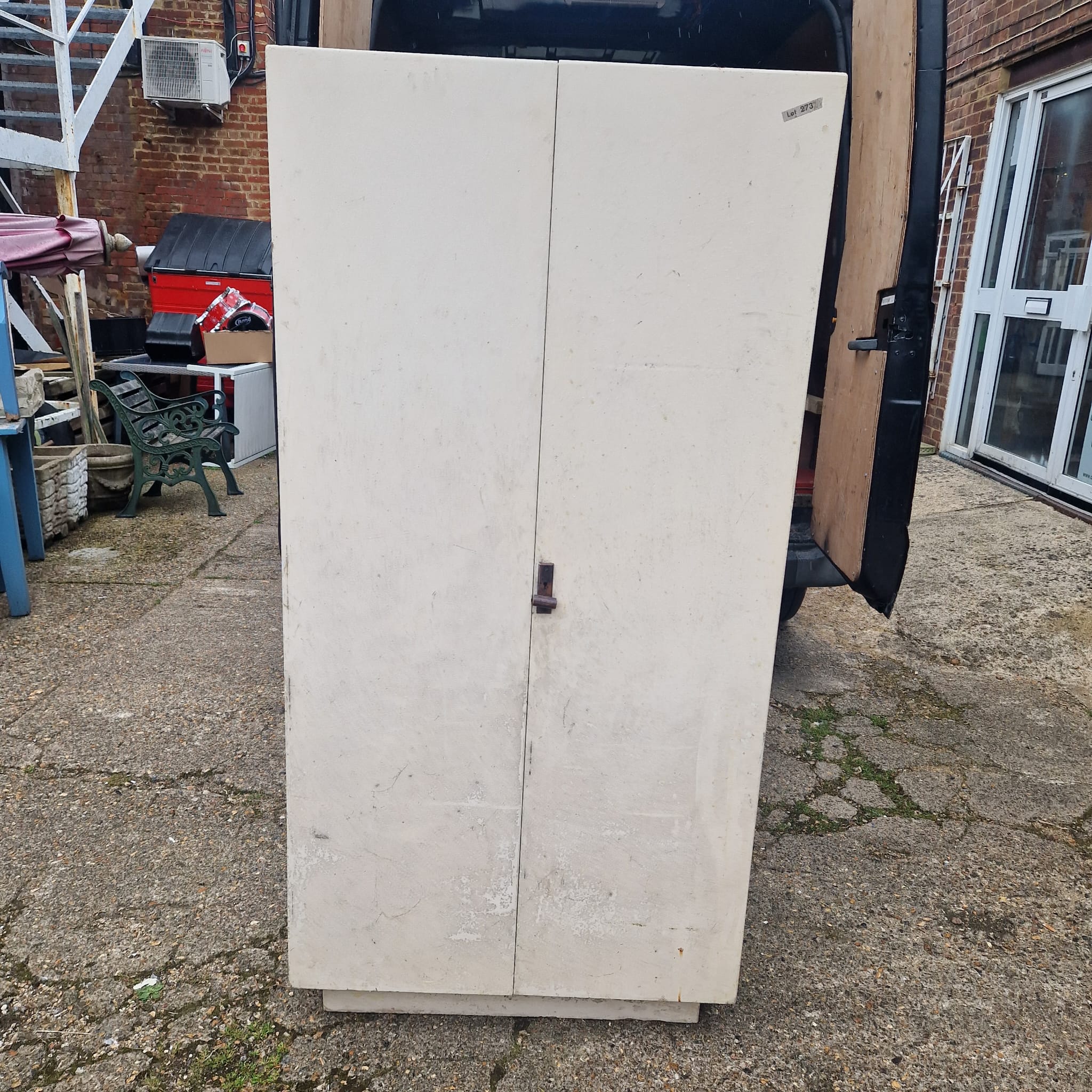 571 Vintage cupboard 67”/33”