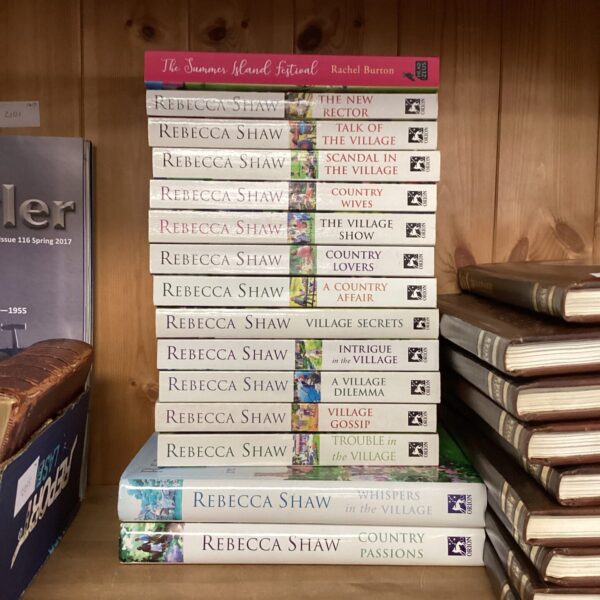 Collection of vintage Rebecca Shaw paperback novels.