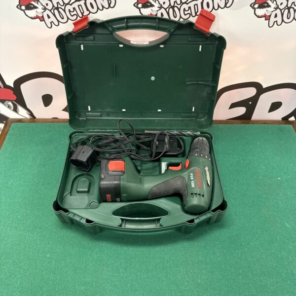 Bosch PSR 1200 cordless drill in original carry case.