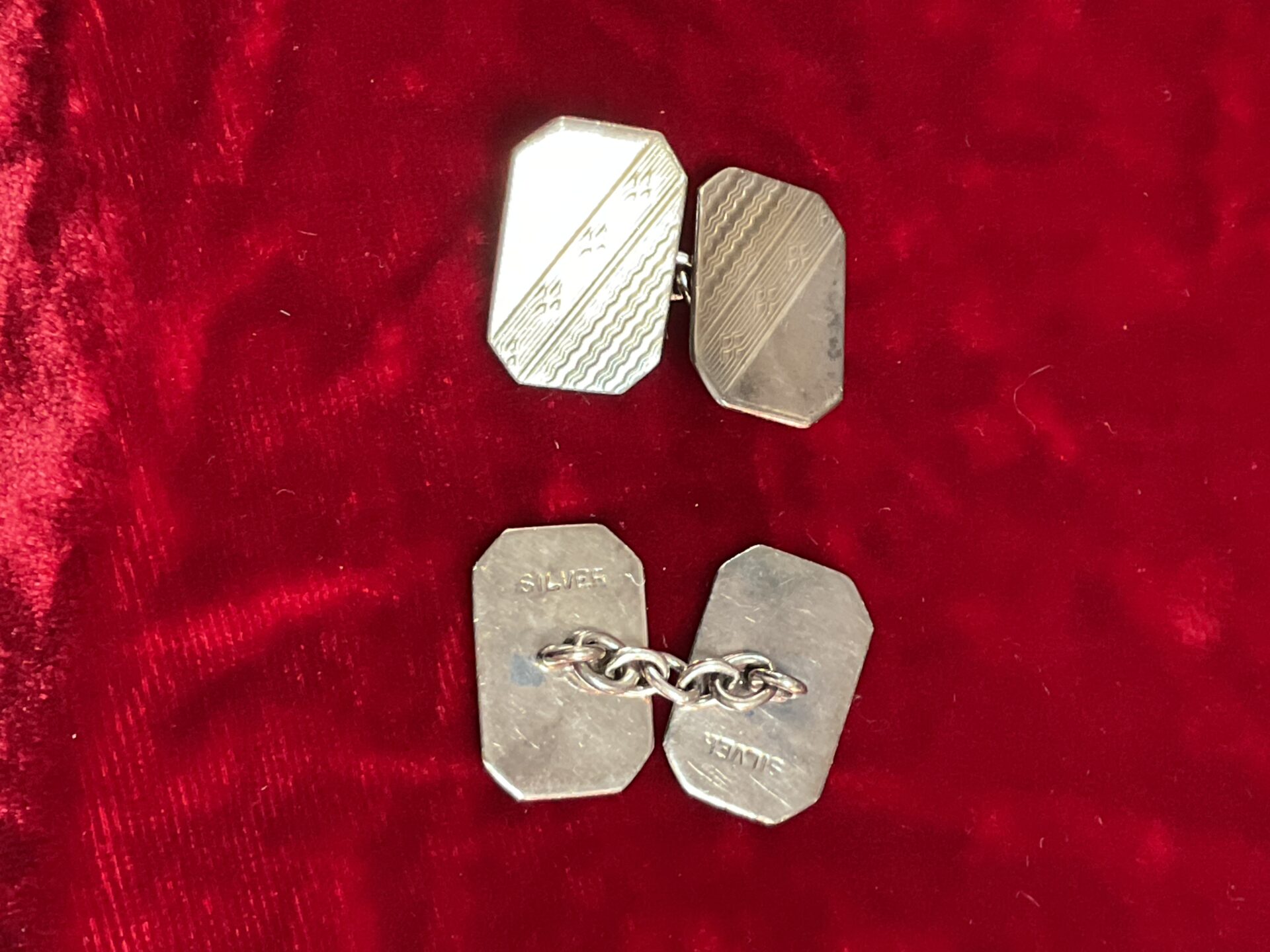 789 Pair of Silver Cufflinks