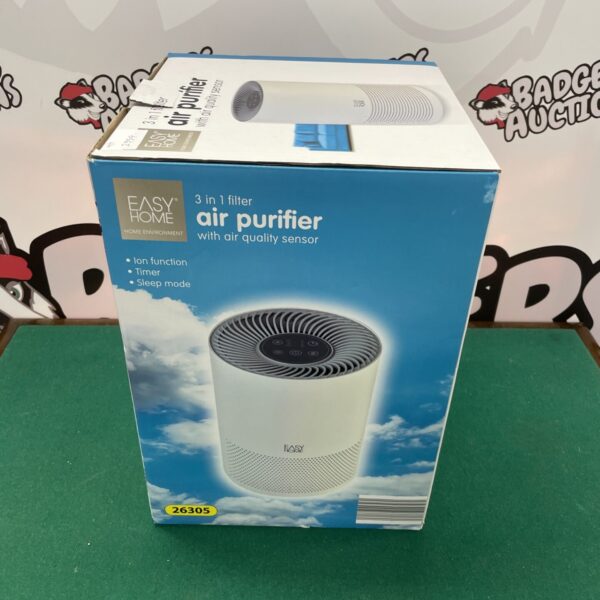 Easy Home air purifier with integrated air quality sensor.
