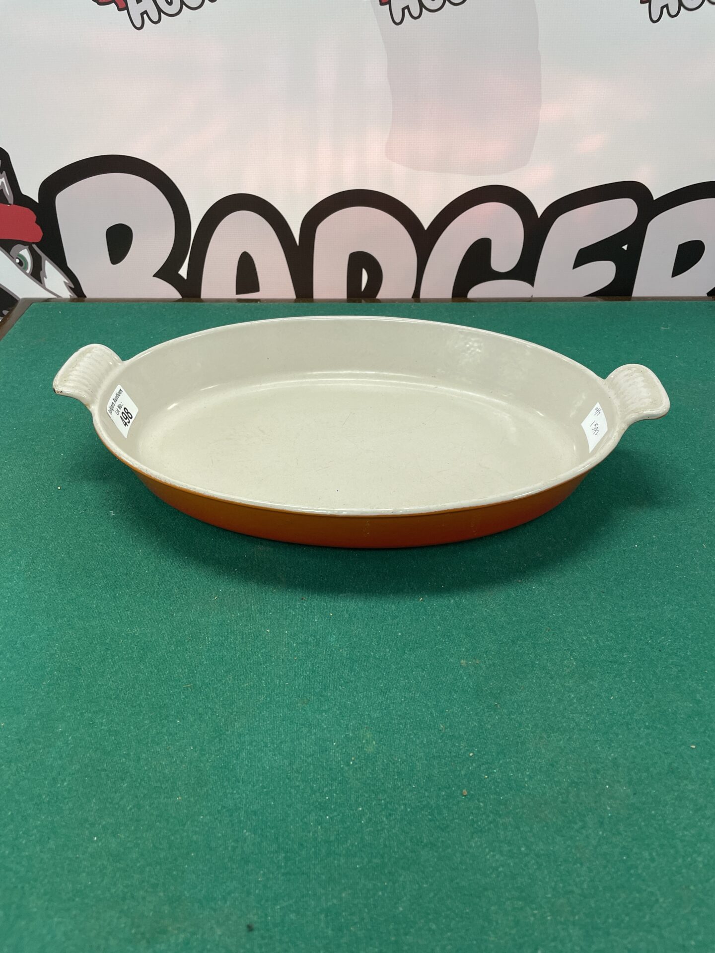 498 cast iron le creuset dish