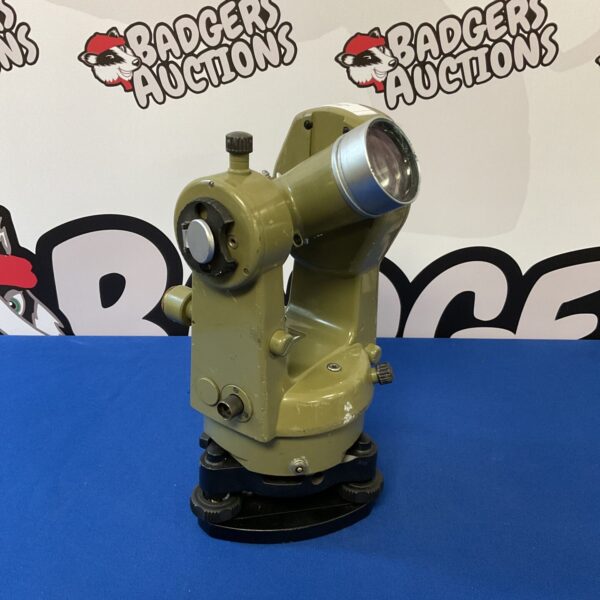 Vintage Kern surveying theodolite, a classic surveying instrument.