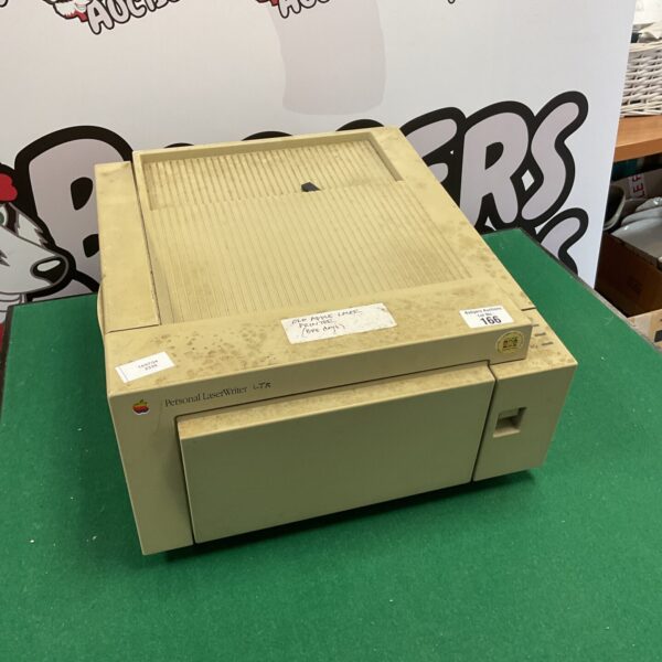 Vintage Apple LaserWriter LTR printer, a classic 1980s desktop computer peripheral.