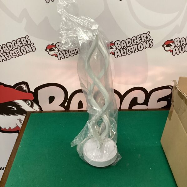 New white table lamp still in its original packaging.