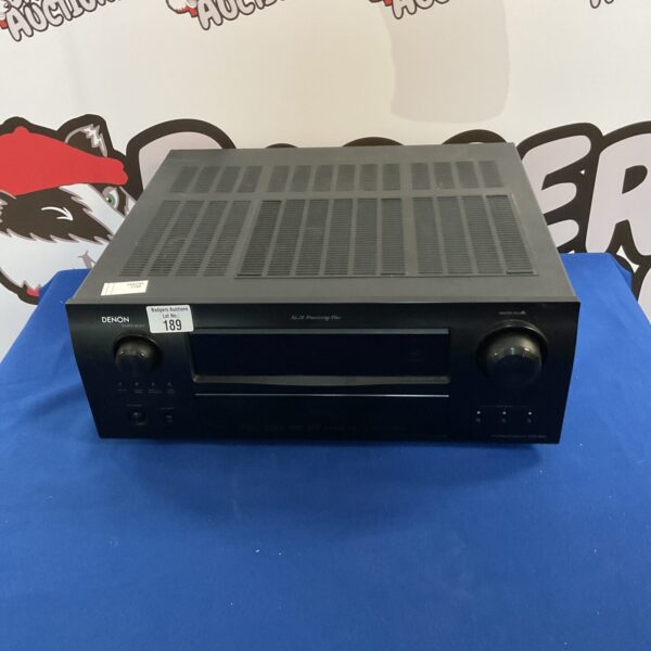 Front view of a Denon AVR-2809 AV receiver.