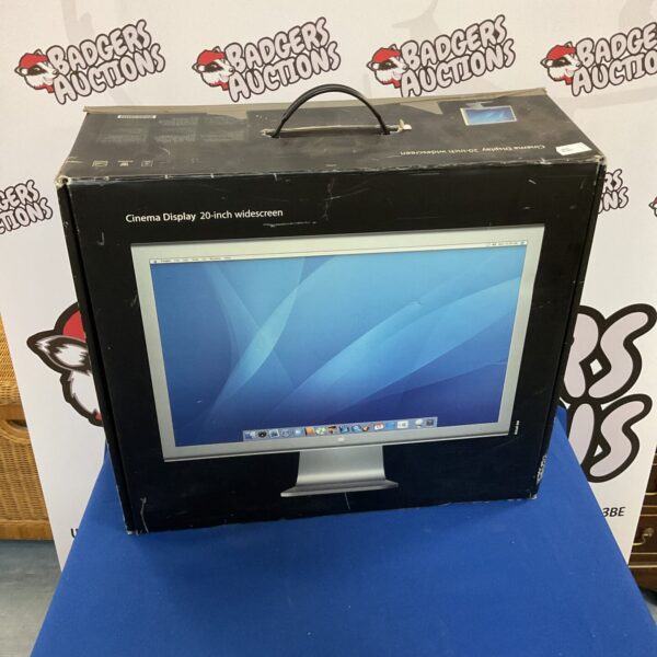 Apple Cinema Display 20 inch widescreen monitor in original box.