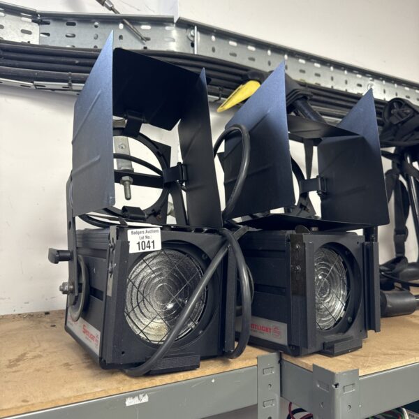 Vintage stage lights lot, Combi 05 F theatre lighting fixtures.