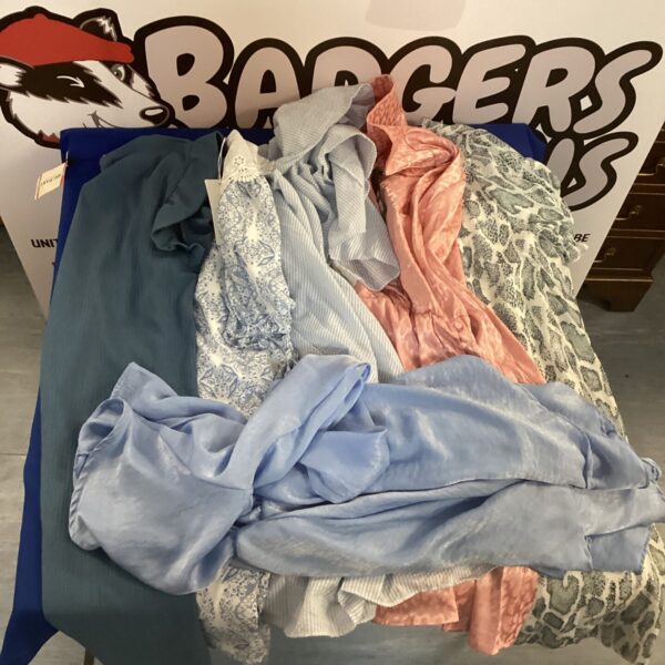 New ladies dresses lot with tags, sizes S & M.