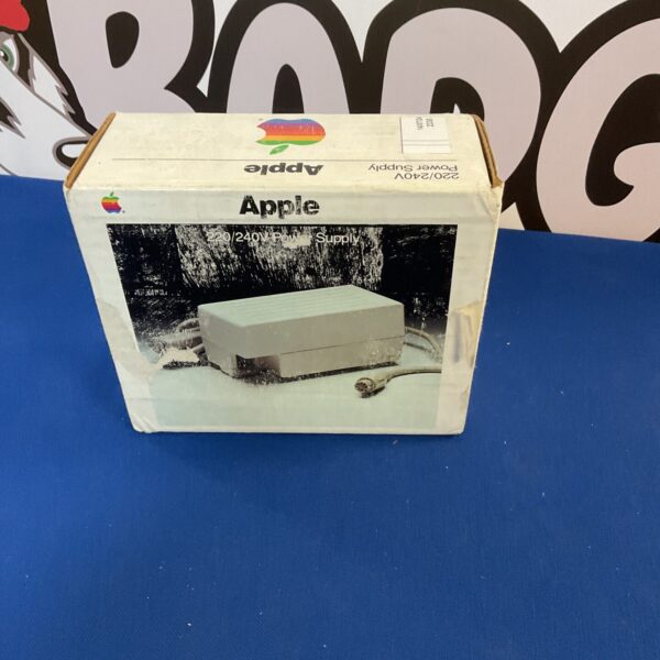 Vintage Apple 220/240V power supply unit for classic computers.