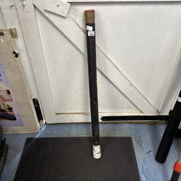 Sealed tube of mild steel welding rods for metalworking projects.
