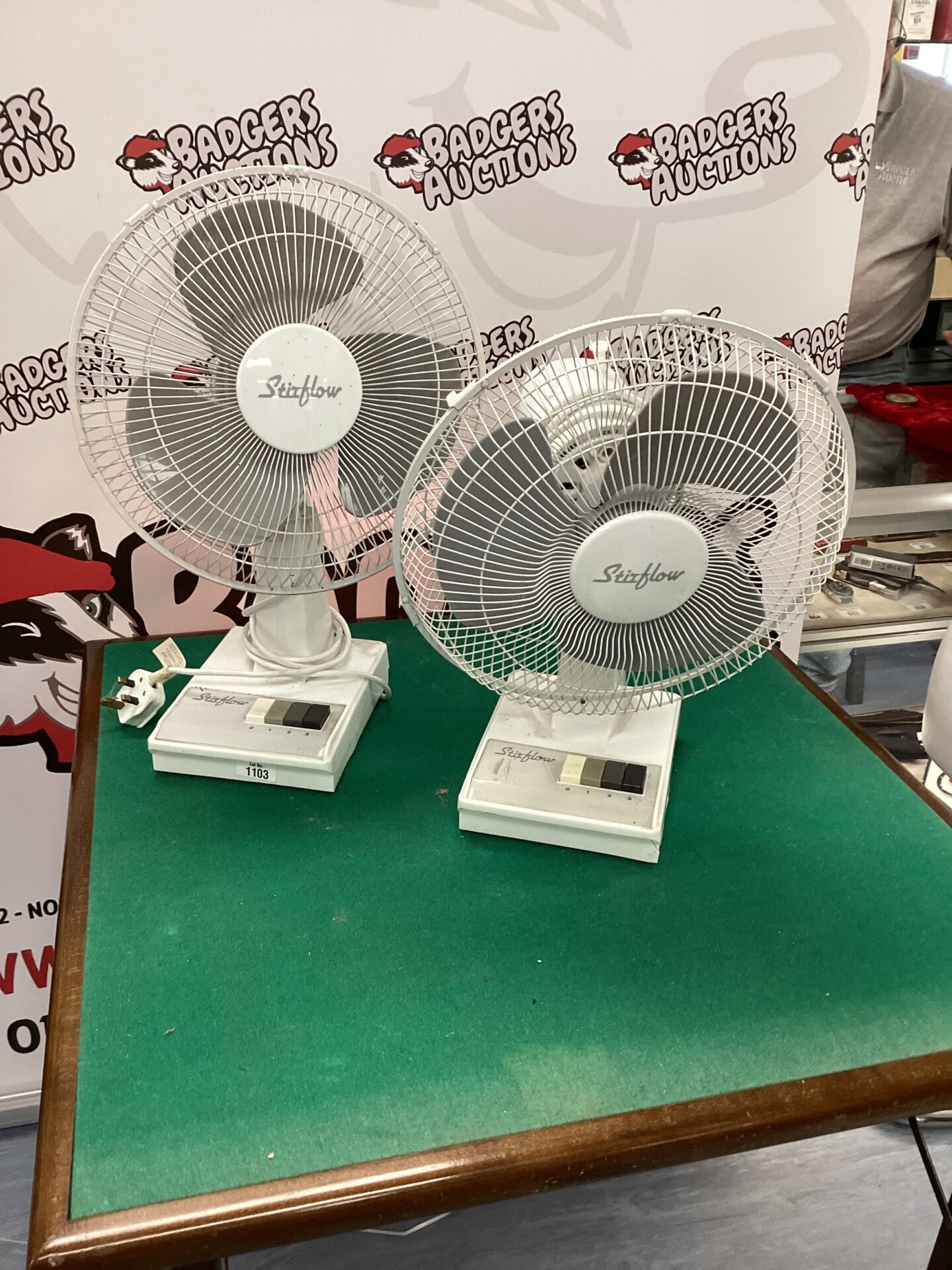 1103 Twostirflow desk fans