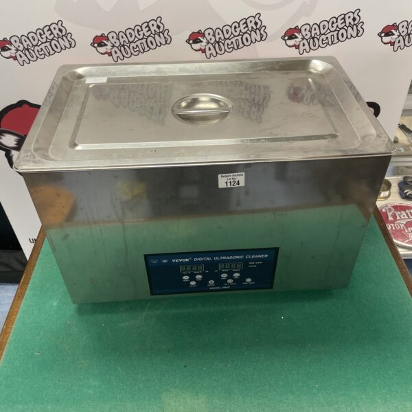 Vevor digital ultrasonic cleaner machine for cleaning small parts.
