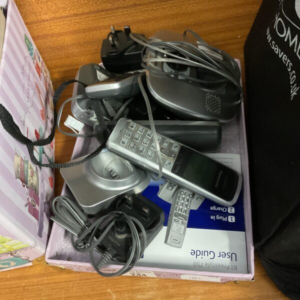 Panasonic cordless phone handset, part of a lot of three.