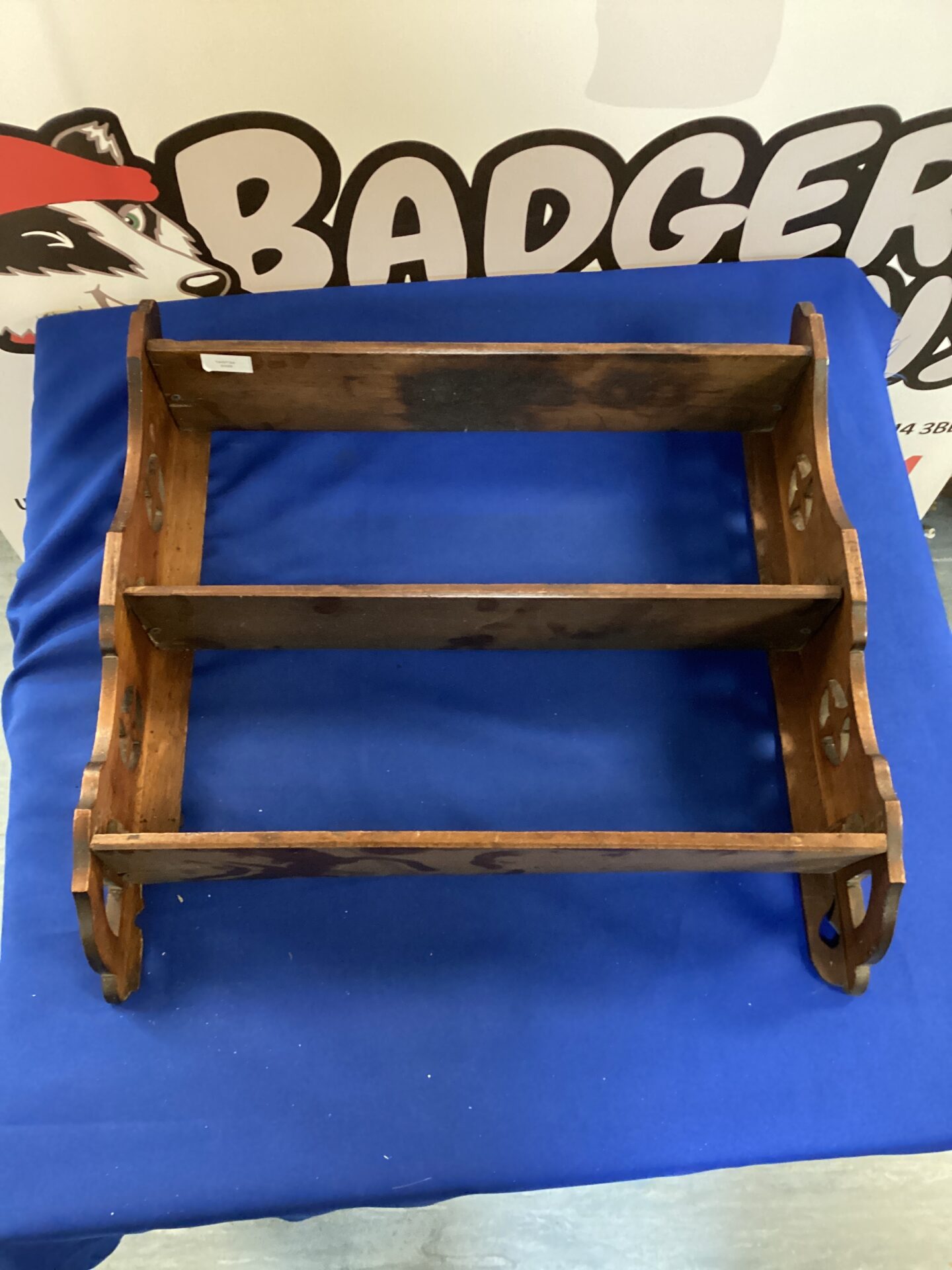 585 Vintage wall mounted shelving unit