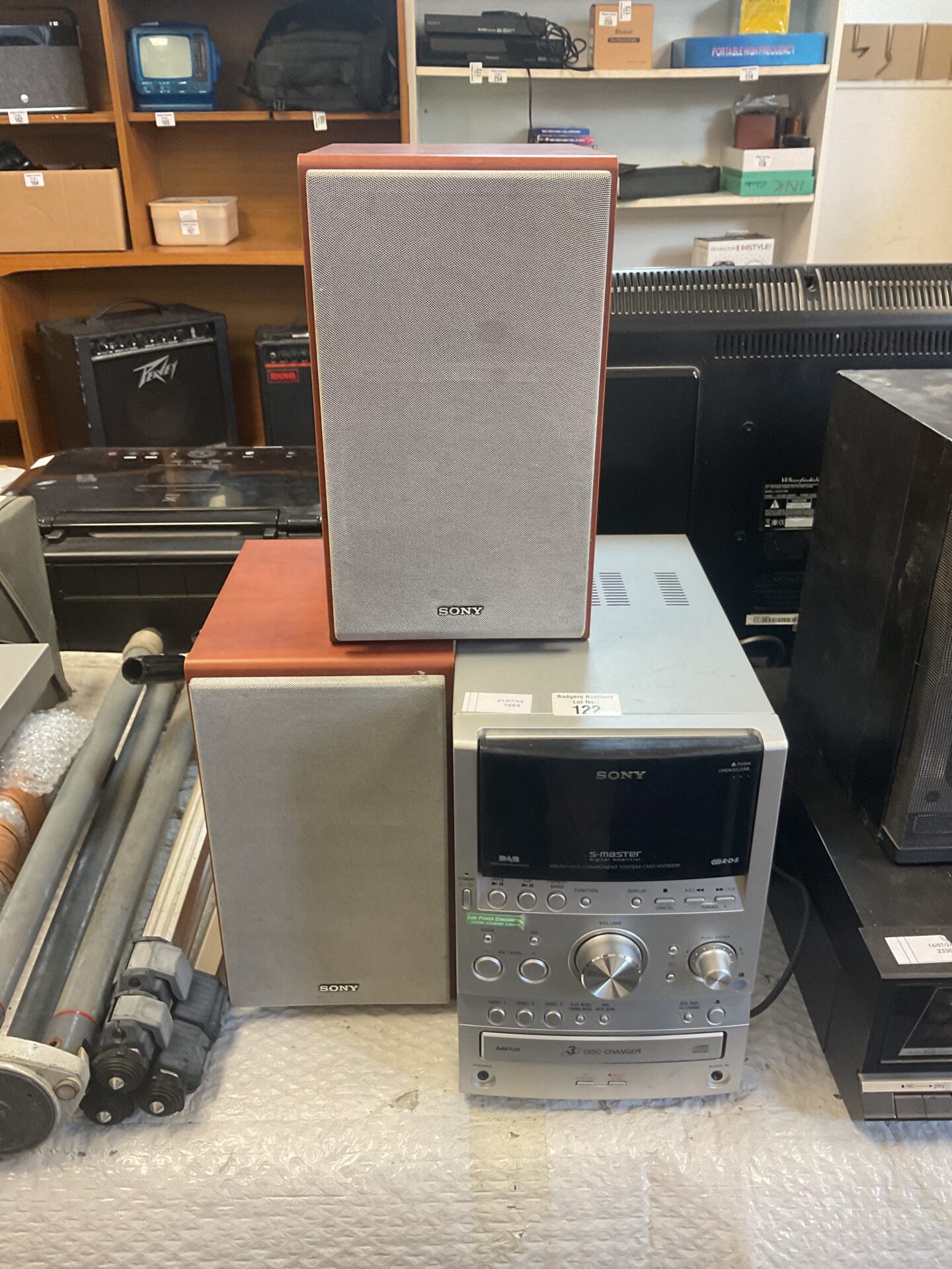 122 Sony s-master digital amplifier hifi system