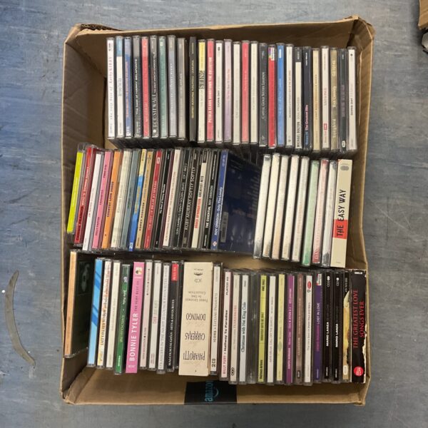 Mixed CD collection lot with various albums.