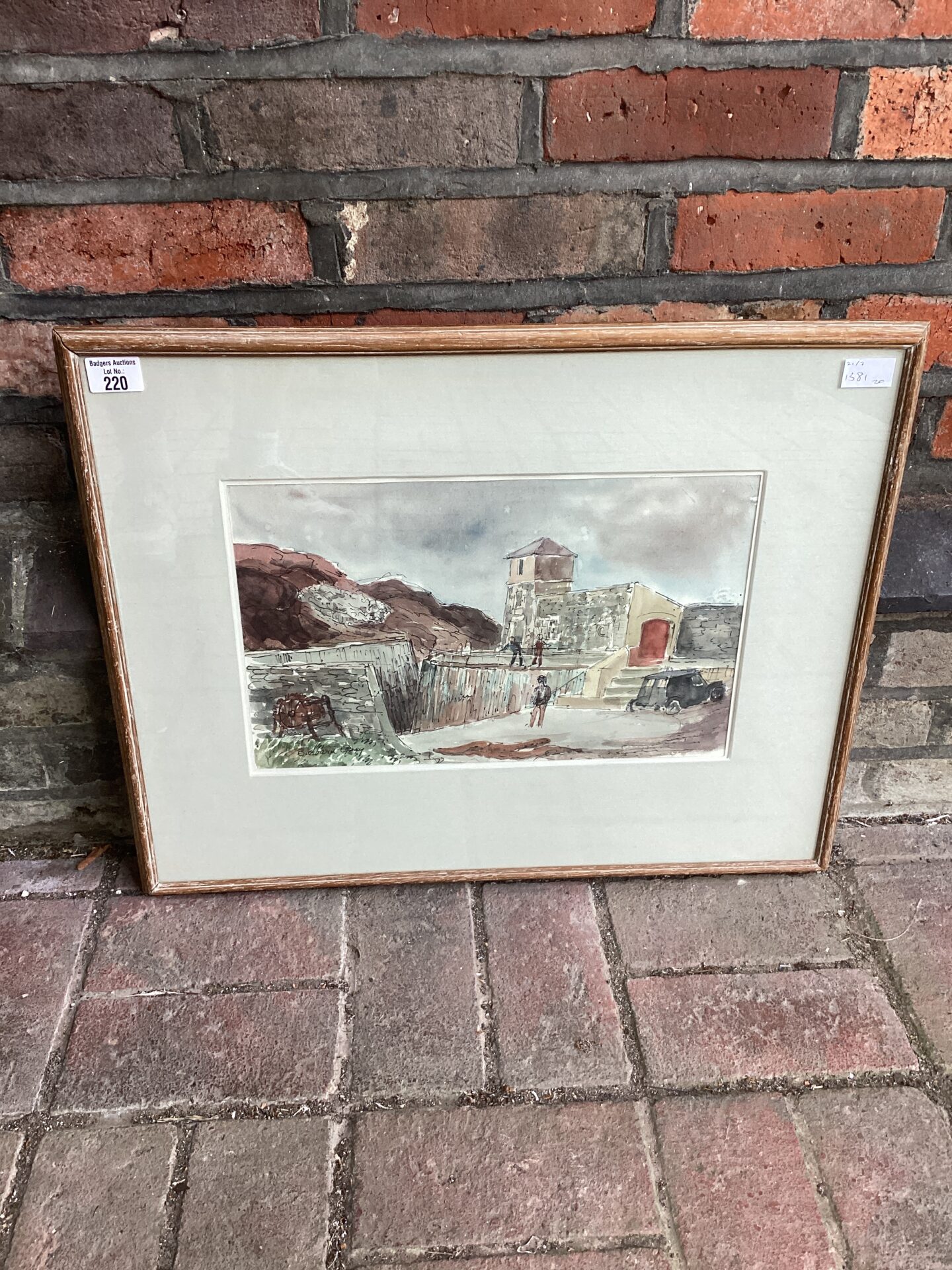 256 framed barbara greg watercolour pilots quay