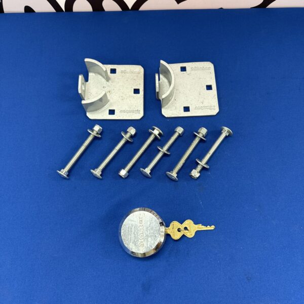 Master van door security lock set with keys for vehicle security.