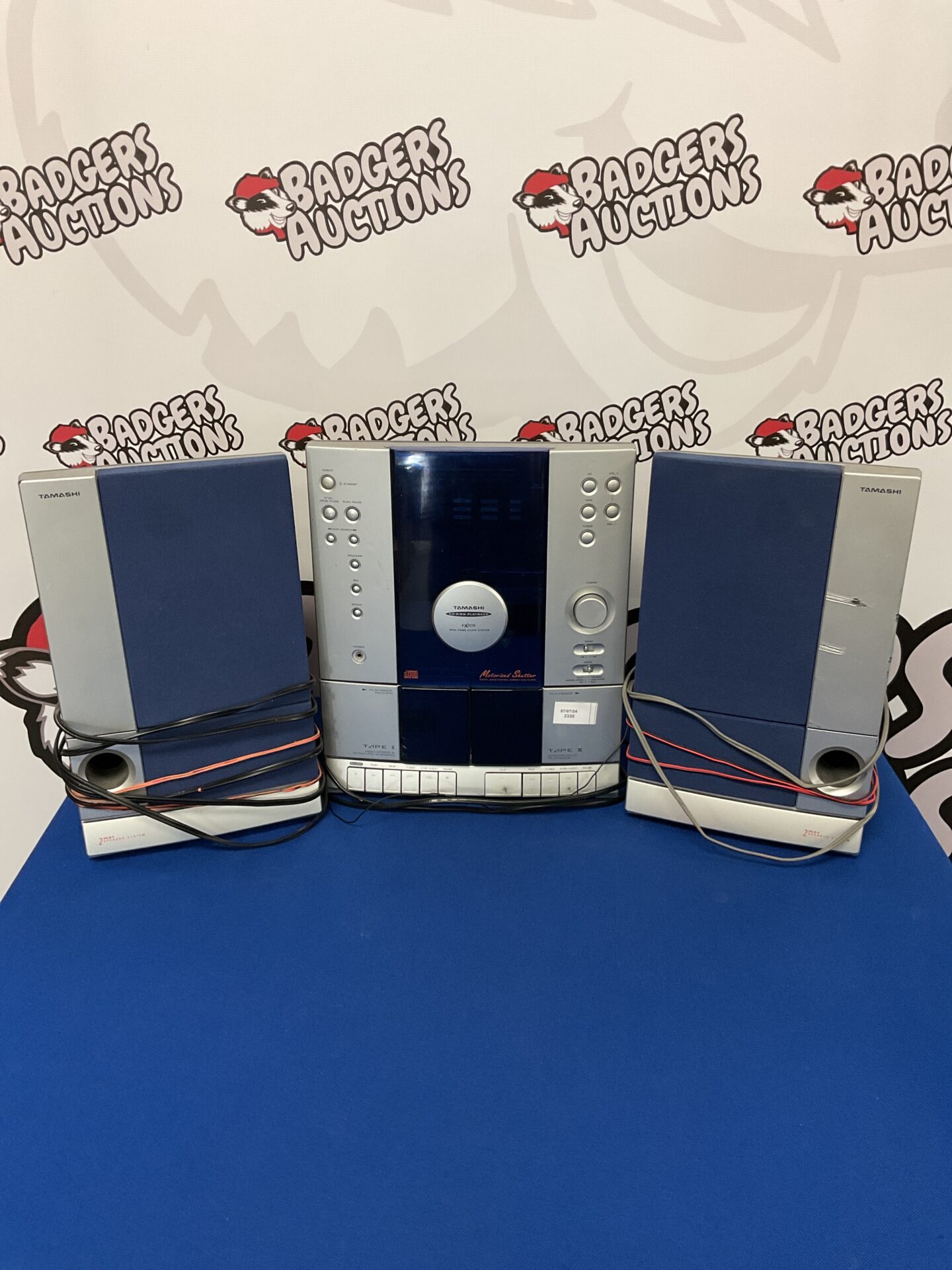 107 Retro tamashi fx108 vertical cd cassette hifi system