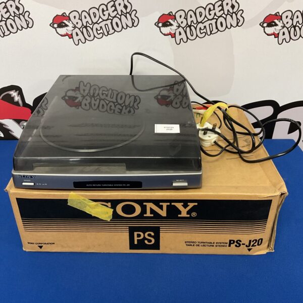 Vintage Sony PS-J20 turntable in good condition.