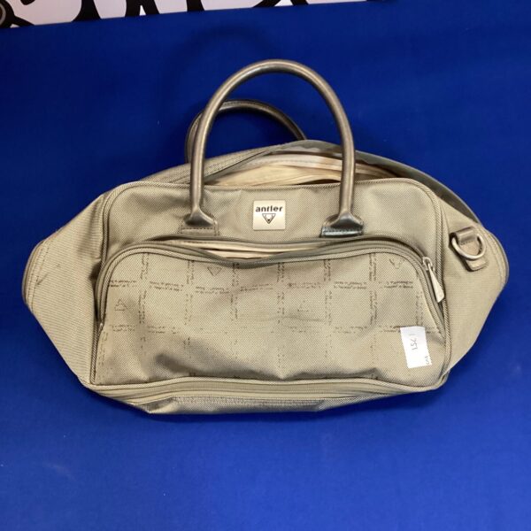 Vintage Antler travel bag, a classic cabin-sized carry-on.