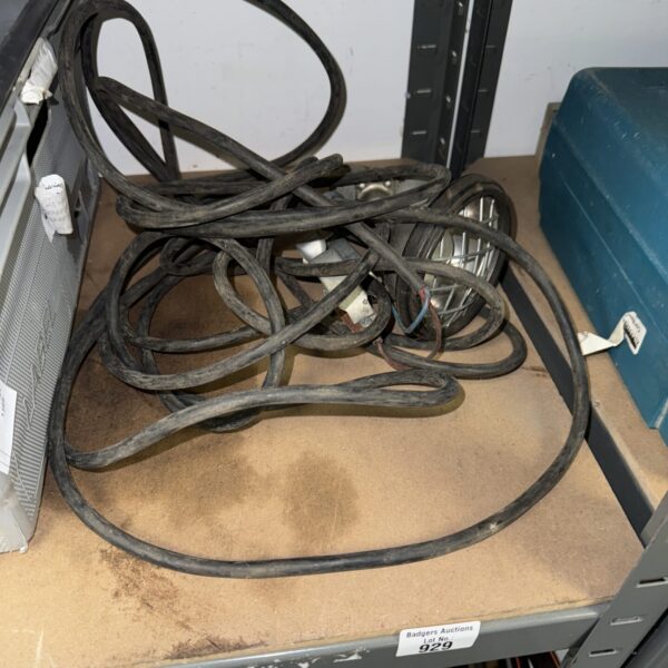 Vintage 12v inspection lamp with flexible cable for automotive use.