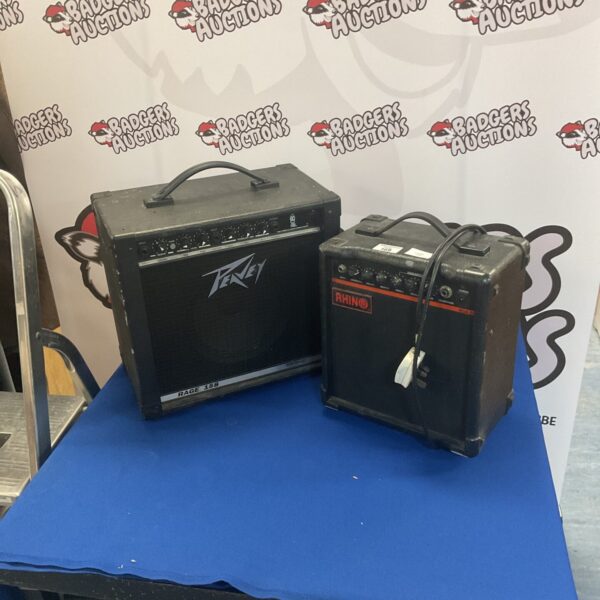 Vintage Peavey Rhino 65 amplifier head, classic guitar amp.