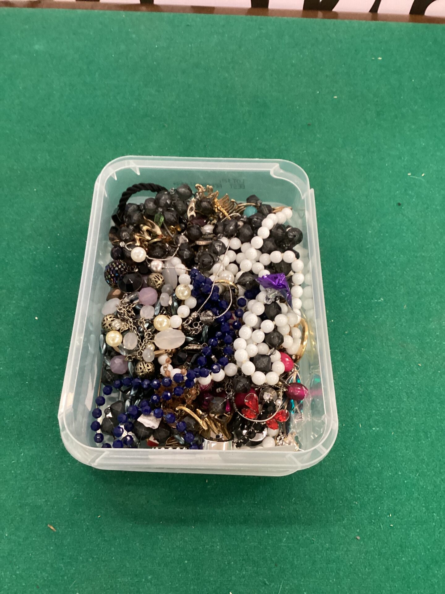 304 Tub of Costume Jewllery