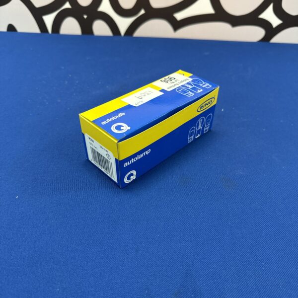 Box of twelve Ring R291 auto bulbs for car lighting.