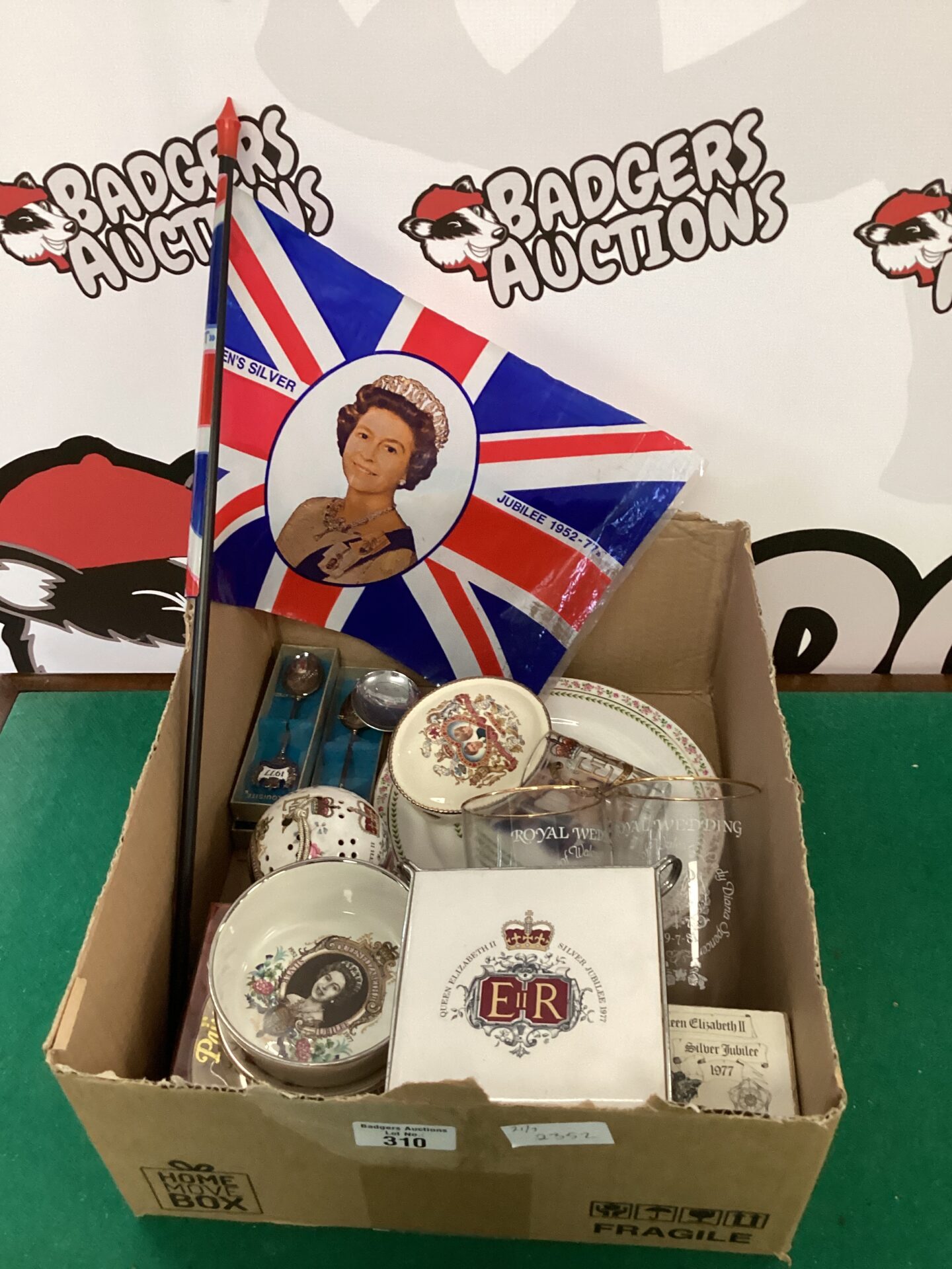 310 Box of Royal Events Memorabilia