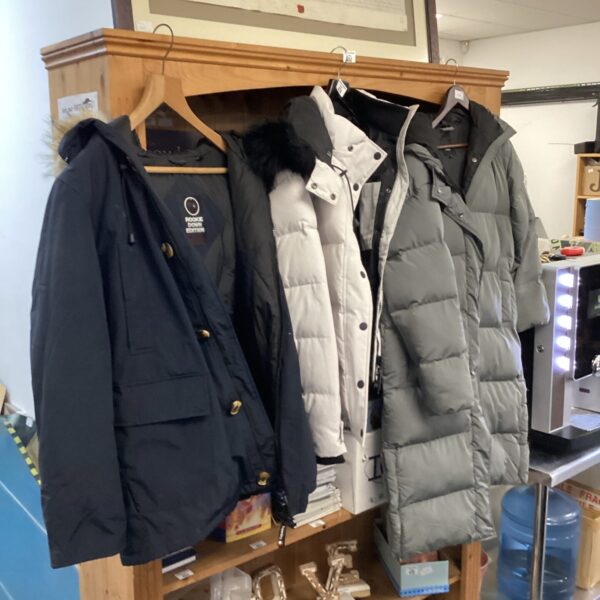 A lot of three Superdry size 12 jackets for women.