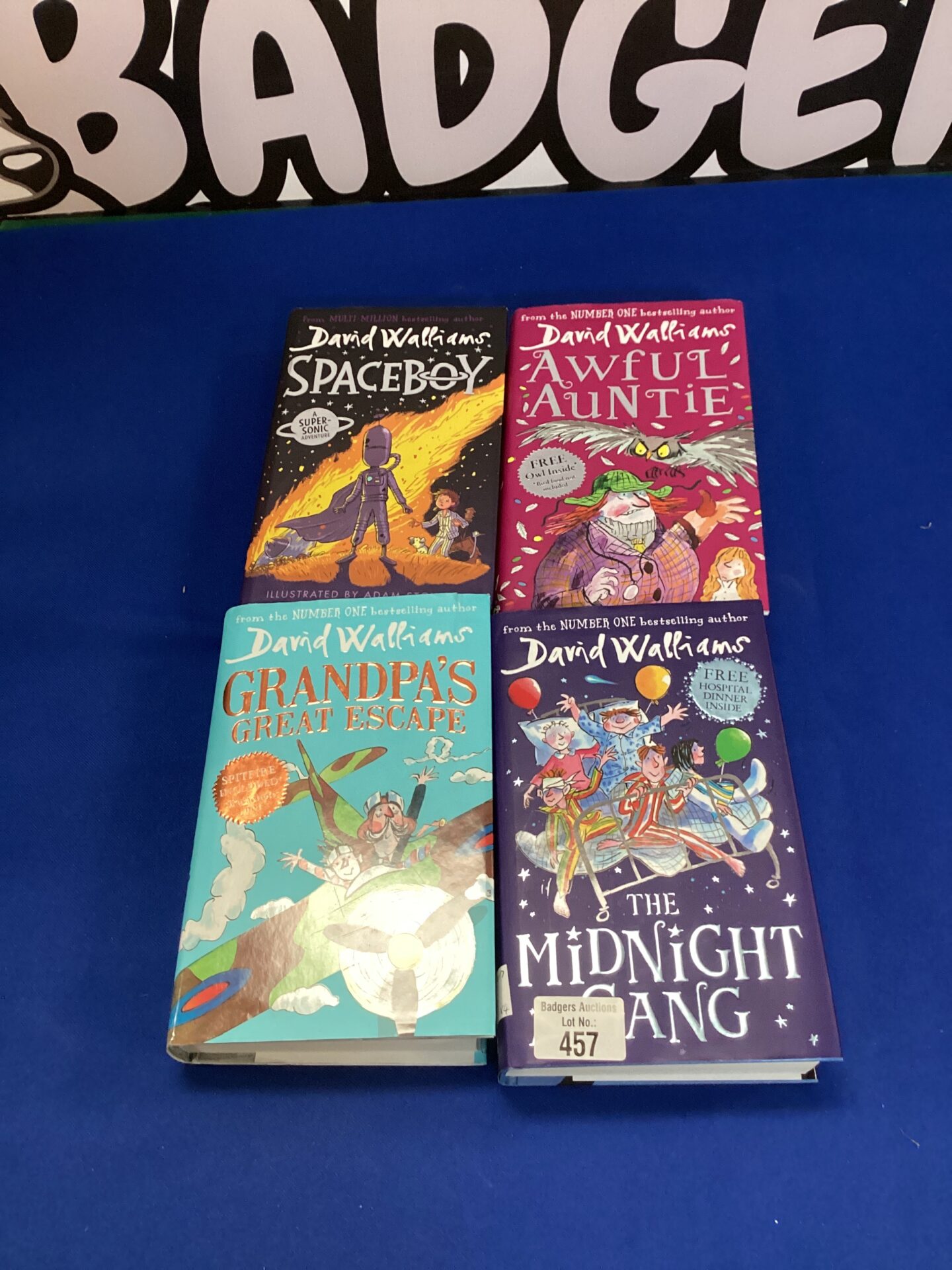 457 Four david walliams story books