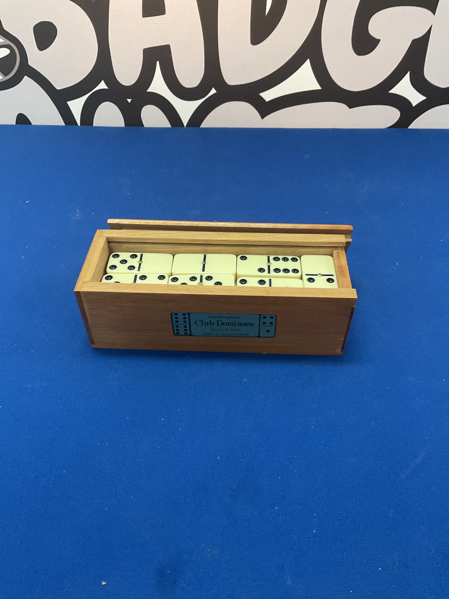 334 Waddington’s Club Dominoes with ivory finish
