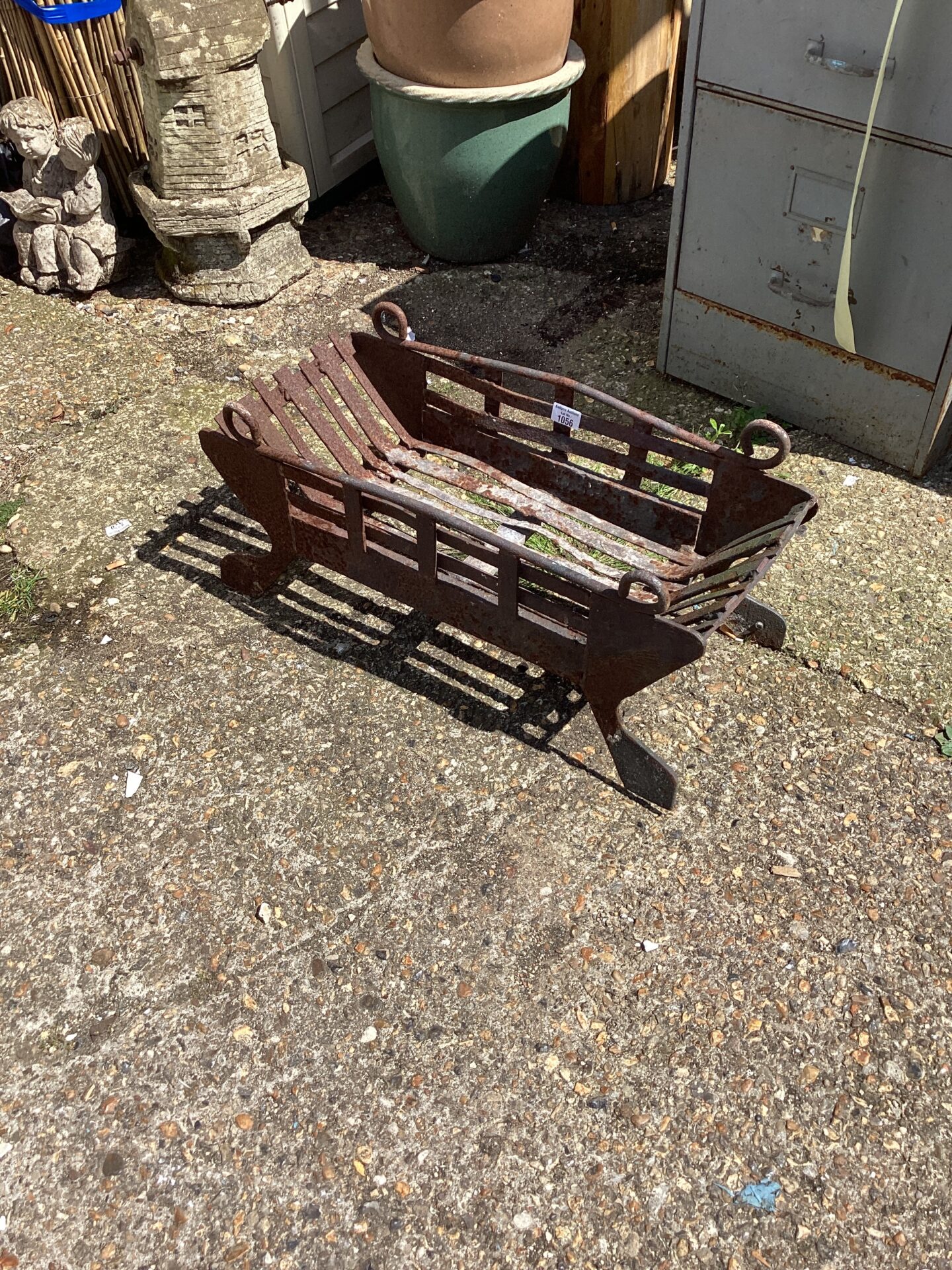 1056 Wrought Iron Fire Grate