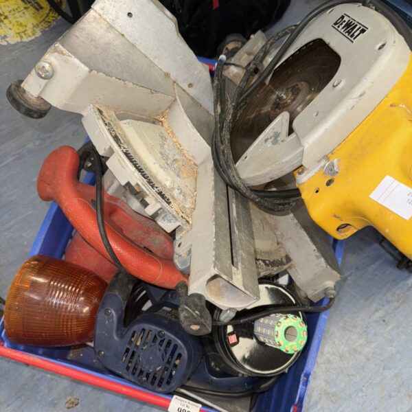Vintage Dewalt circular saw, a power tool for woodworking projects.
