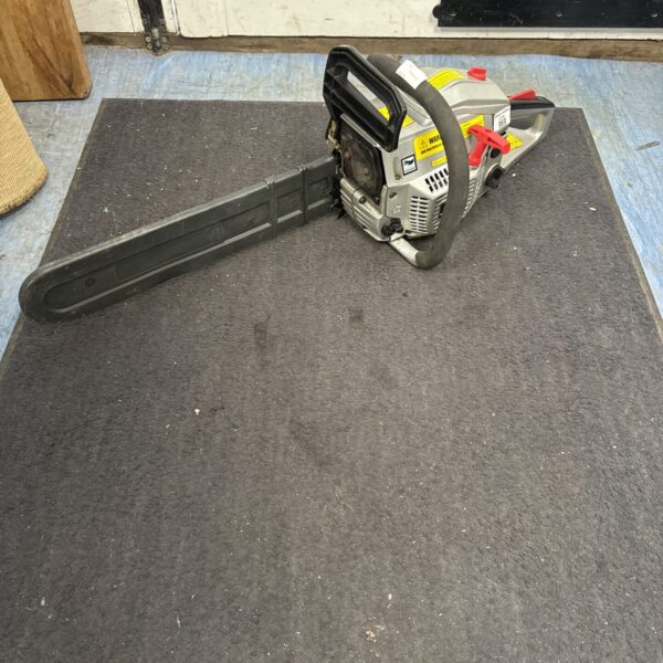 Used Spear & Jackson 45.1cc petrol chainsaw for garden work.