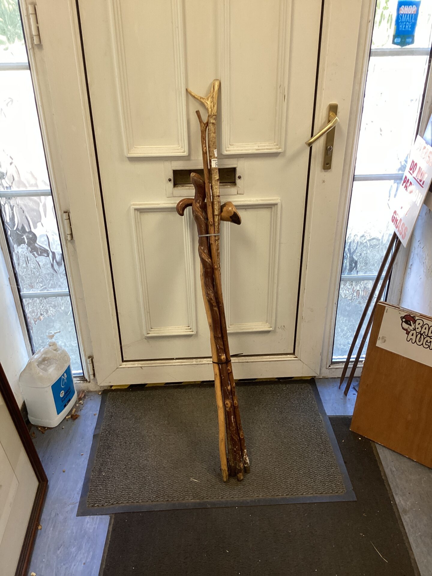 710 Selection of walking sticks