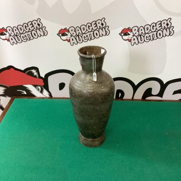Vintage bronze vase with a rich patina and classic design.