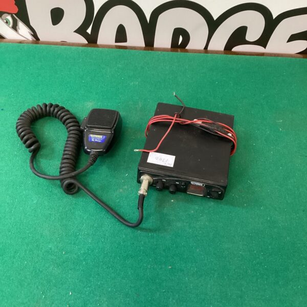 Vintage Moonraker Minor CB radio set with microphone.