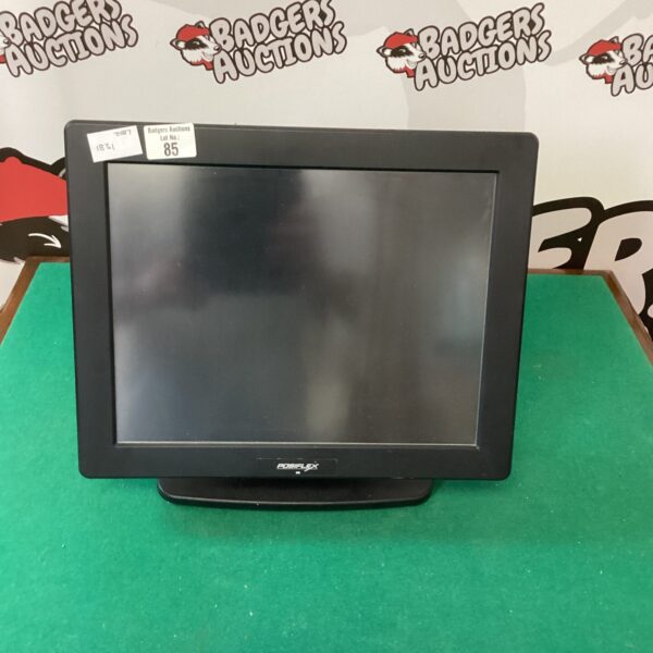 Used Posiflex point of sale terminal with touchscreen display.