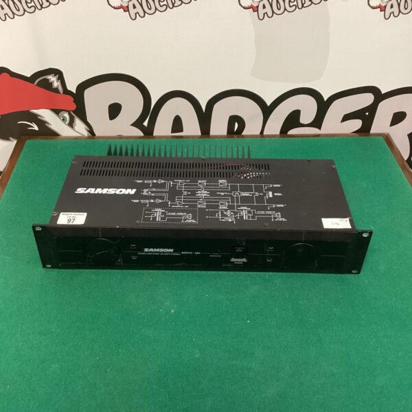 Vintage Samson Servo 260 stereo power amplifier in as-found condition.