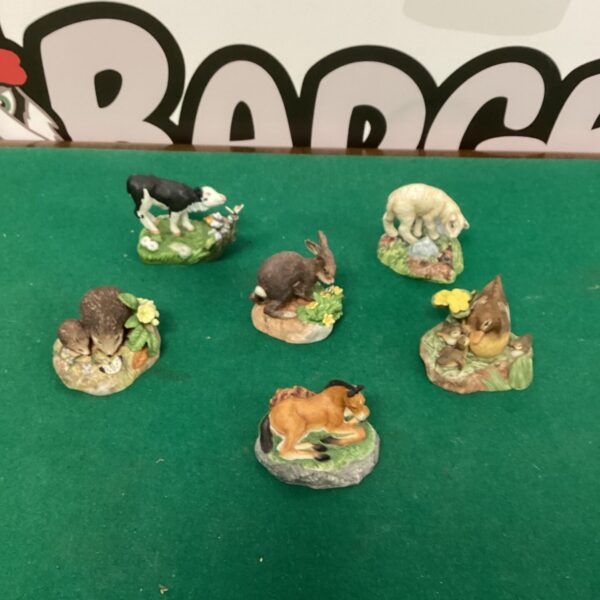 Selection of Peter Barrett animal ornaments, vintage collectible figurines.