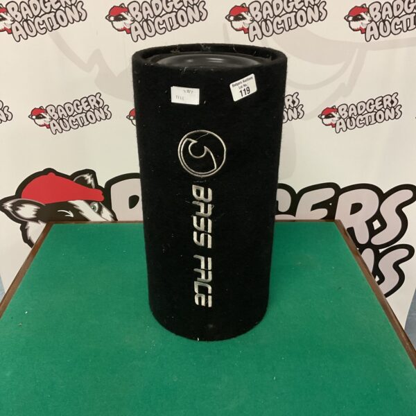 Used Bass Face 1.8 inch passive bass tube for car audio.